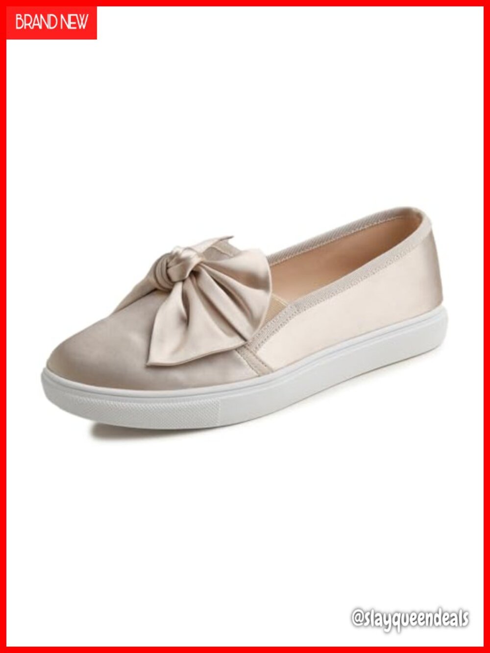 Women's Slip On Flats Bow Tie Loafers Comfort Casual Sneakers